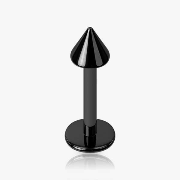 Kit 20un Piercing Labret preto com spike para revenda em atacado