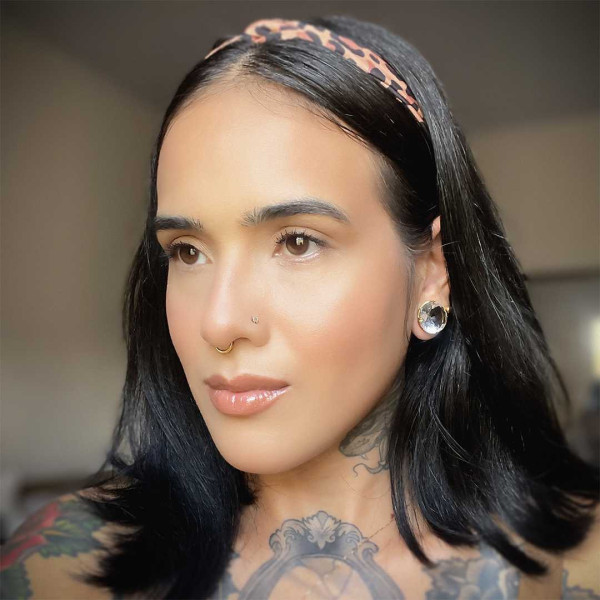 Kit 6un Piercing Argola Clicker Dourado Atacado