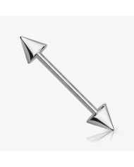 Kit piercing barbell dourado atacado com bolinhas em aço cirúrgico