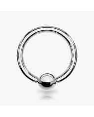Kit Piercing Argola Captive com bolinha em aço cirúrgico – 20 unidades para revenda
