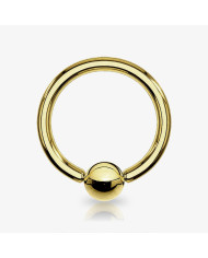 Kit Piercing Argola Dourada em aço cirúrgico – 20 unidades para revenda