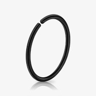 Kit Piercing Argola Preta com 20un de aço inox com pintura preta fosca